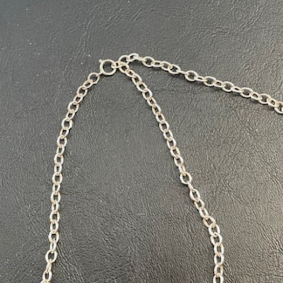 Vintage Suzanne Somers sterling silver necklace w/ cross set in cubic zirconias - Picture 7 of 7